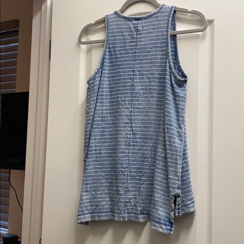 Rag & Bone Striped Racer Bank Tank - Picture 4 of 5